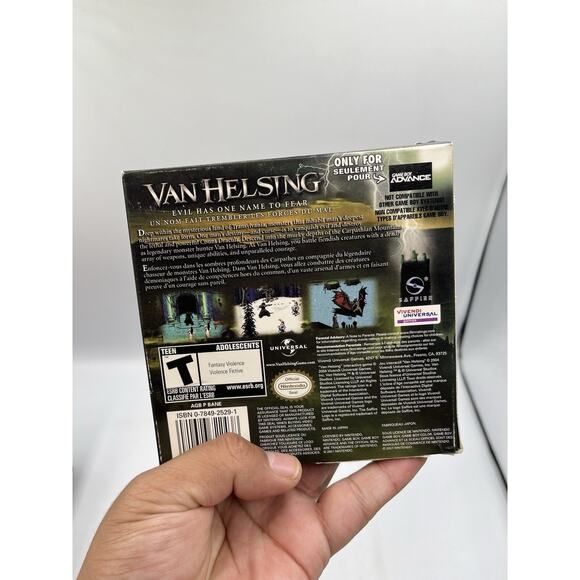 CIB With Poster! Van Helsing (Nintendo Game Boy Advance, 2004) - Picture 12 of 14